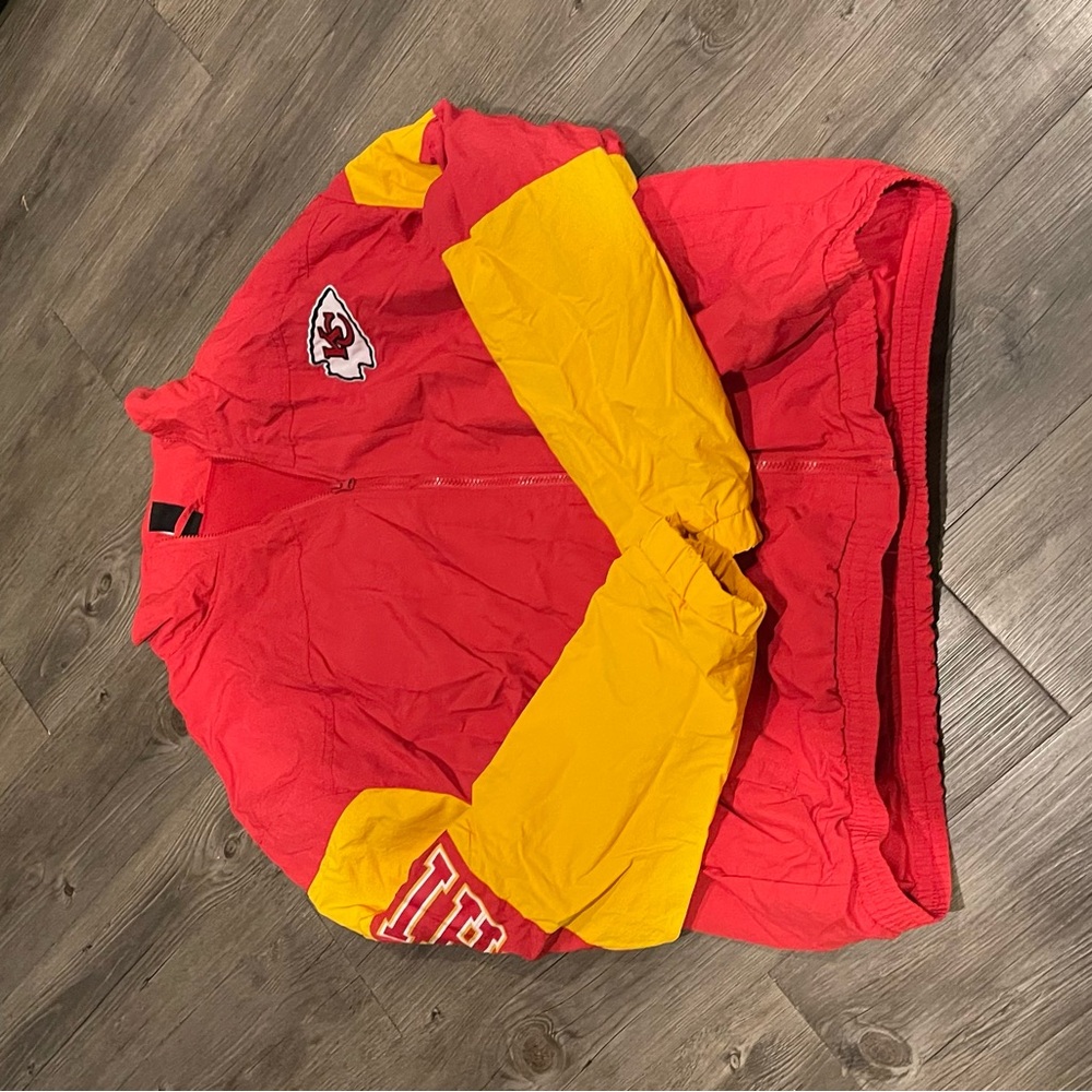 Red and Yellow NFL Kansas City Jacket
